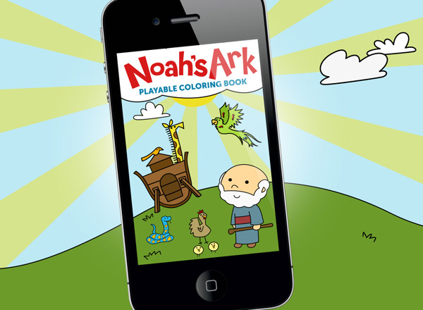 Noah’s Ark Playable Coloring Book